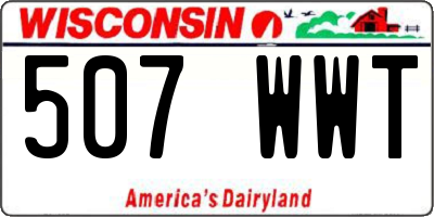 WI license plate 507WWT