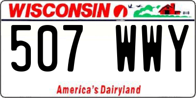WI license plate 507WWY