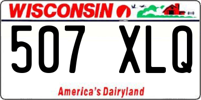 WI license plate 507XLQ