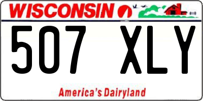 WI license plate 507XLY