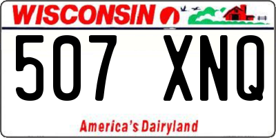 WI license plate 507XNQ