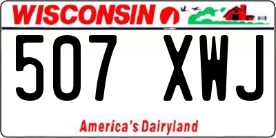 WI license plate 507XWJ
