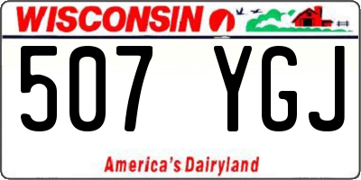 WI license plate 507YGJ