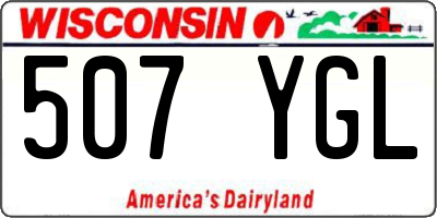 WI license plate 507YGL