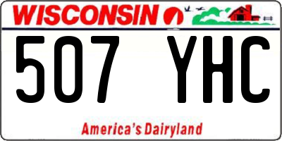 WI license plate 507YHC
