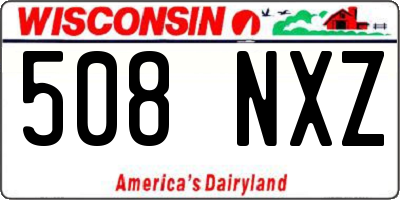 WI license plate 508NXZ