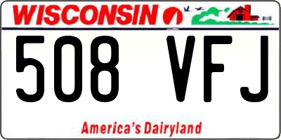 WI license plate 508VFJ