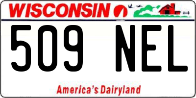 WI license plate 509NEL