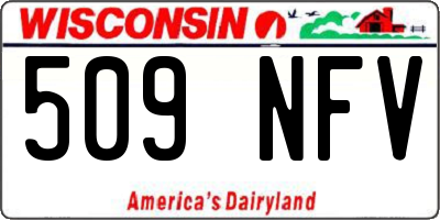 WI license plate 509NFV