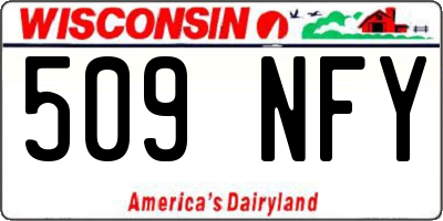 WI license plate 509NFY
