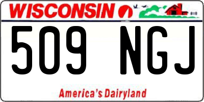 WI license plate 509NGJ