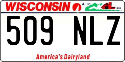 WI license plate 509NLZ