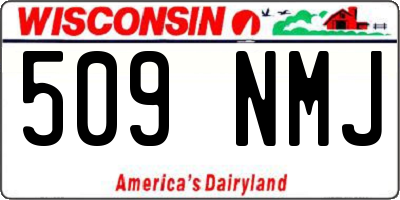 WI license plate 509NMJ