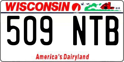 WI license plate 509NTB