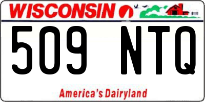 WI license plate 509NTQ