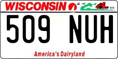 WI license plate 509NUH