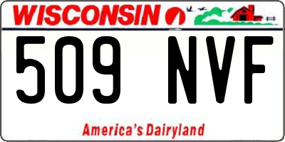 WI license plate 509NVF