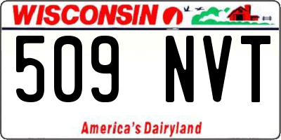 WI license plate 509NVT