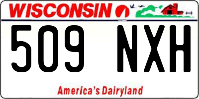 WI license plate 509NXH