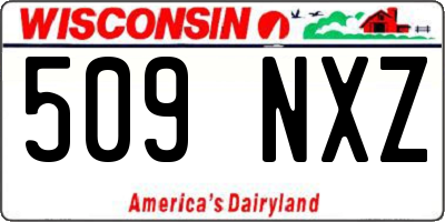 WI license plate 509NXZ