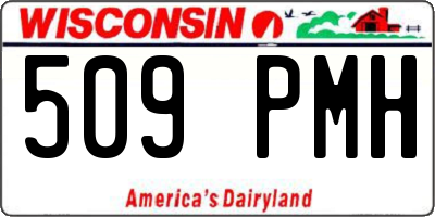WI license plate 509PMH