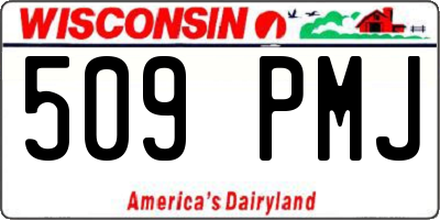 WI license plate 509PMJ
