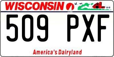 WI license plate 509PXF