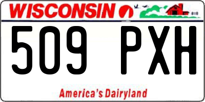 WI license plate 509PXH