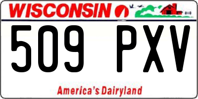 WI license plate 509PXV
