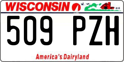 WI license plate 509PZH