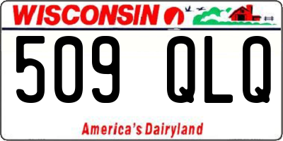 WI license plate 509QLQ