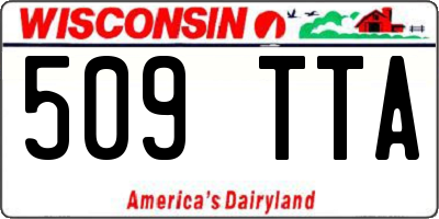 WI license plate 509TTA