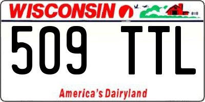 WI license plate 509TTL