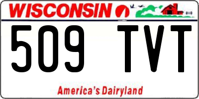 WI license plate 509TVT