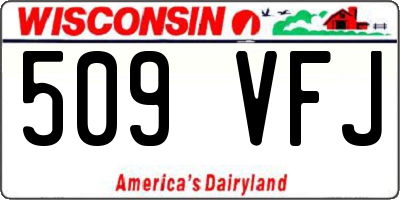 WI license plate 509VFJ