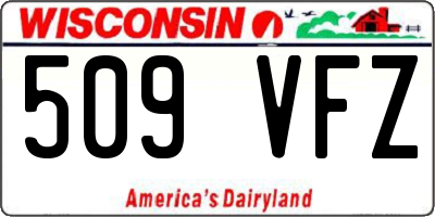 WI license plate 509VFZ