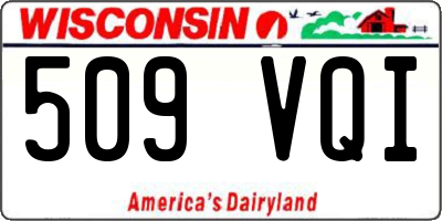 WI license plate 509VQI