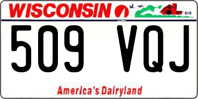 WI license plate 509VQJ