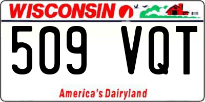 WI license plate 509VQT