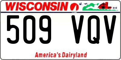 WI license plate 509VQV