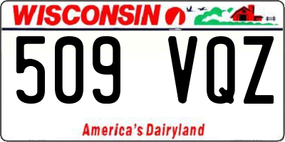 WI license plate 509VQZ
