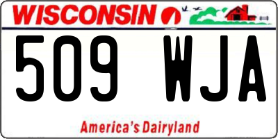 WI license plate 509WJA