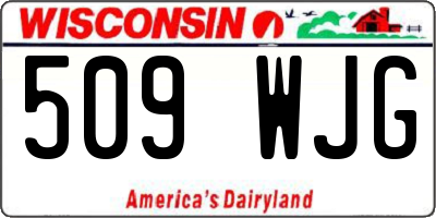 WI license plate 509WJG
