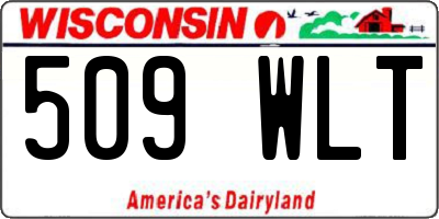WI license plate 509WLT