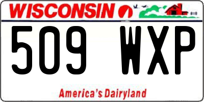 WI license plate 509WXP