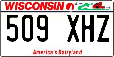 WI license plate 509XHZ