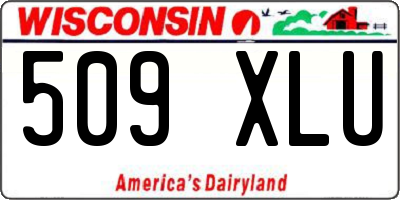 WI license plate 509XLU