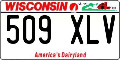 WI license plate 509XLV
