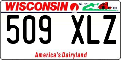 WI license plate 509XLZ