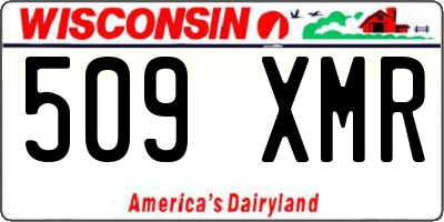 WI license plate 509XMR